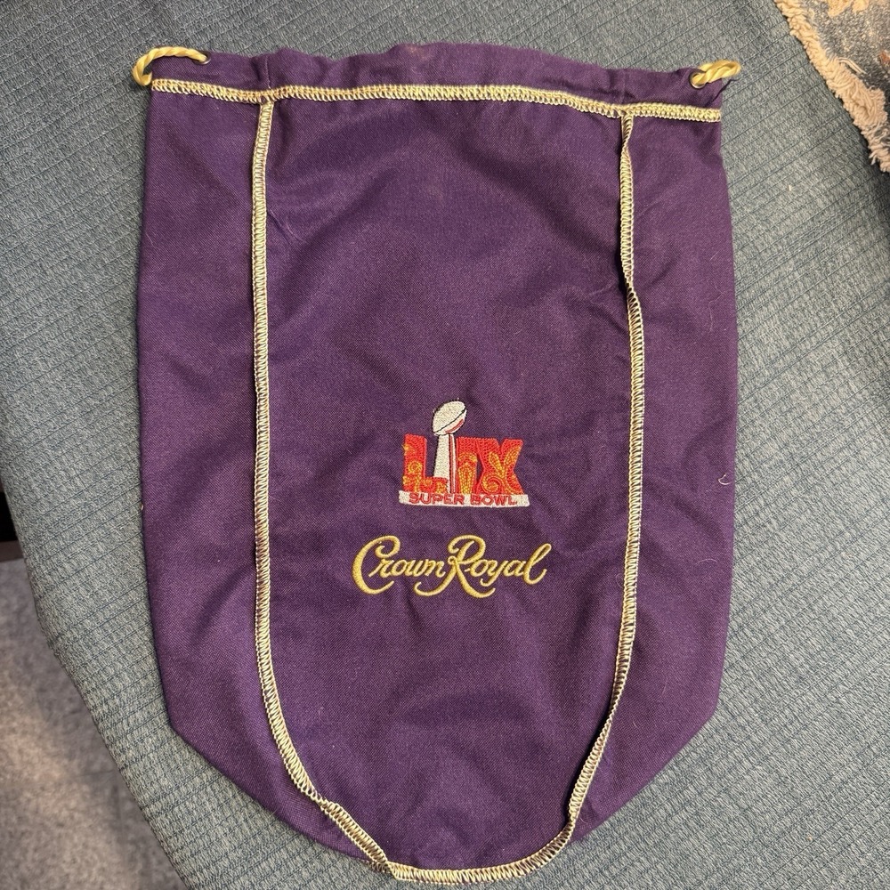 Crown Royal Super Bowl LIX 2025 Collectible Bag - NFL Eagles Chiefs